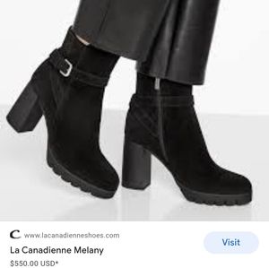 NWOT La CANADIENNE heel boots size 6